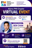 PMI Alamo Chapter Virtual Membership Meeting - September