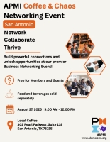 Alamo PMI Coffee & Chaos Networking Event