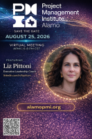 Alamo PMI Monthly Meeting - August 25, 2026